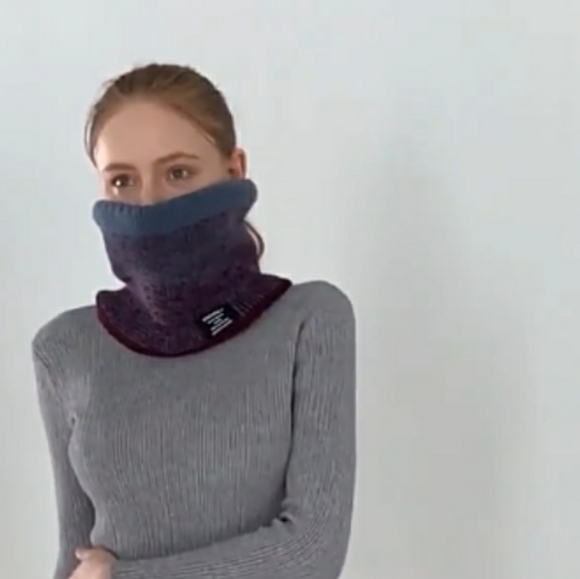 Last2⭐Knitted wool scarf ring - Picture 6 of 8